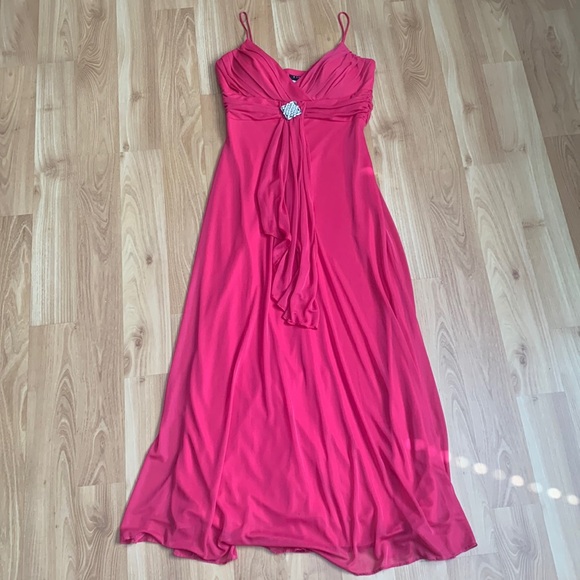 B. Darlin Pink Maxi Dress | Size 11/12 Juniors - Picture 1 of 3